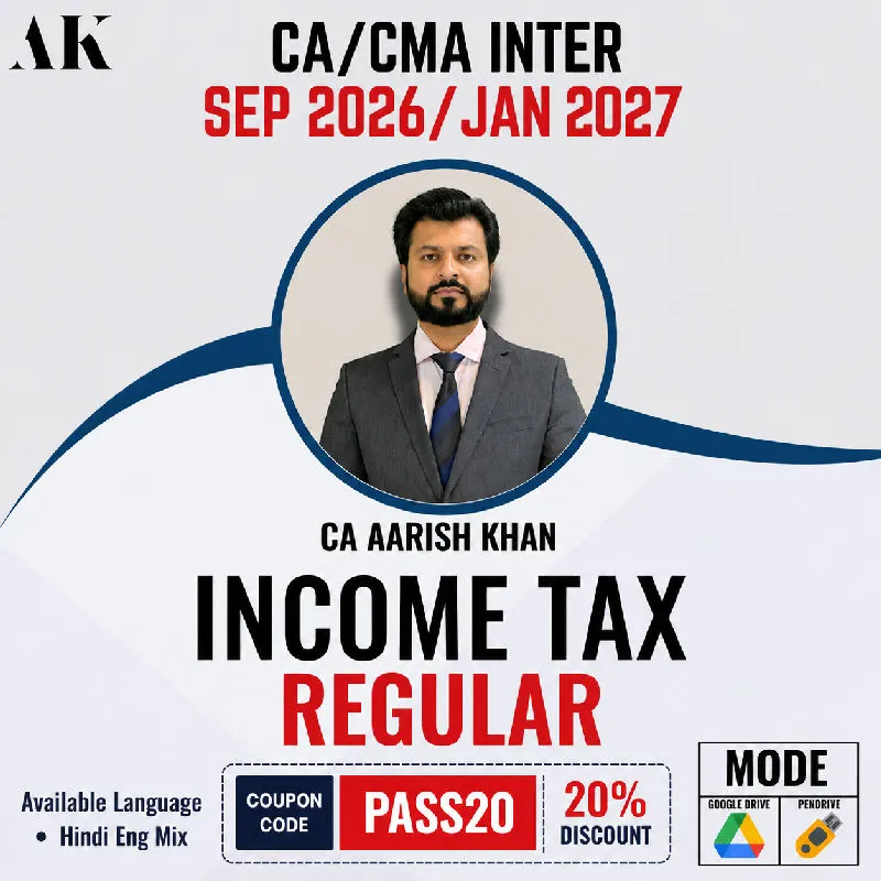 CA Inter Taxation - Income-tax Law by CA Aarish Khan