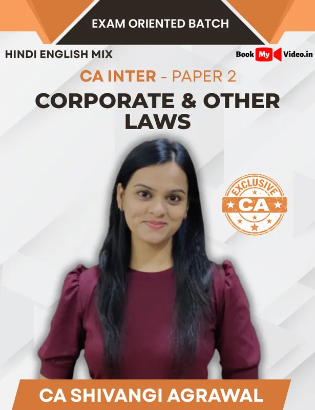 CA Inter Law New Syllabus (Exam Oriented) by CA Shivangi Agrawal
