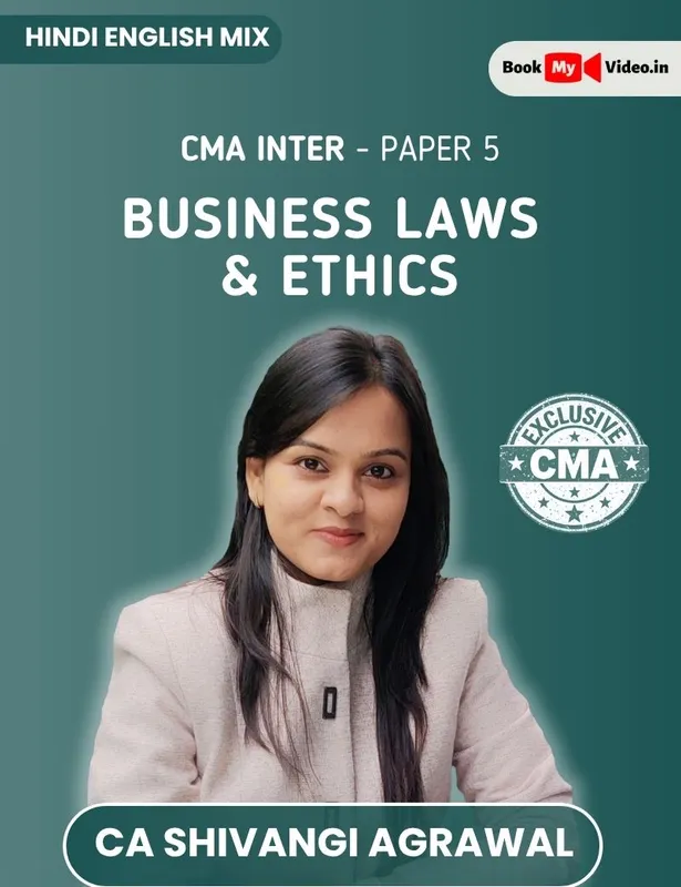 CMA Inter Law Hindi English Mix - Dec 2026 by CA Shivangi Agrawal