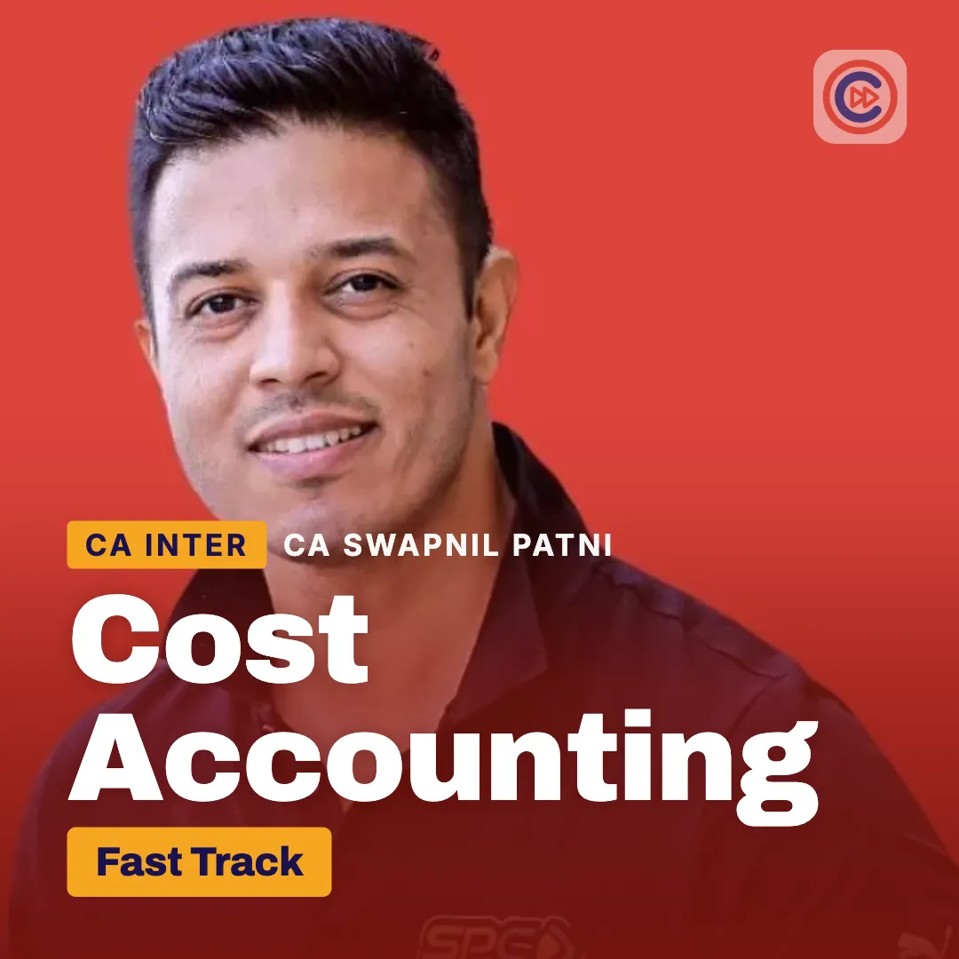CA Inter Cost and Management Accounting by CA Swapnil Patni