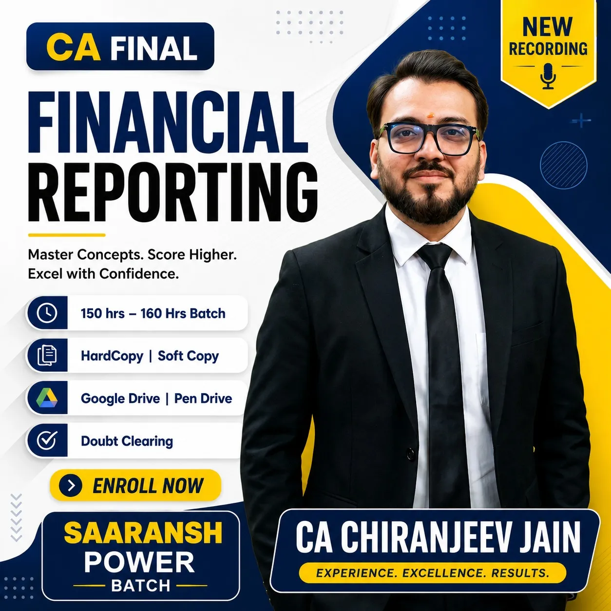 CA Final Financial Reporting by CA Chiranjeev Jain