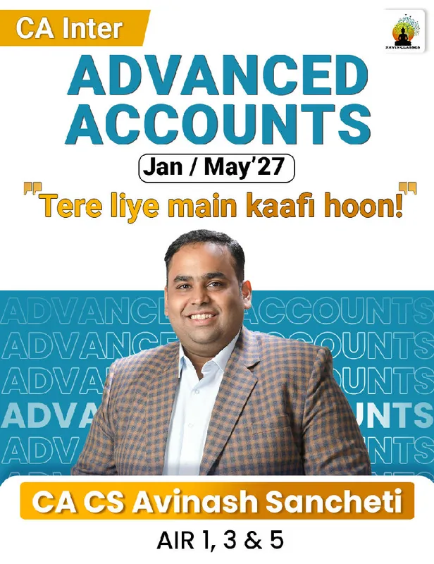 CA Inter Advanced Accounting - Jan | May'27 Batch