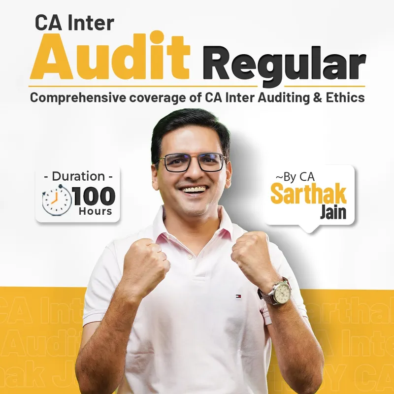 CA Inter Auditing and Ethics by CA Sarthak Jain