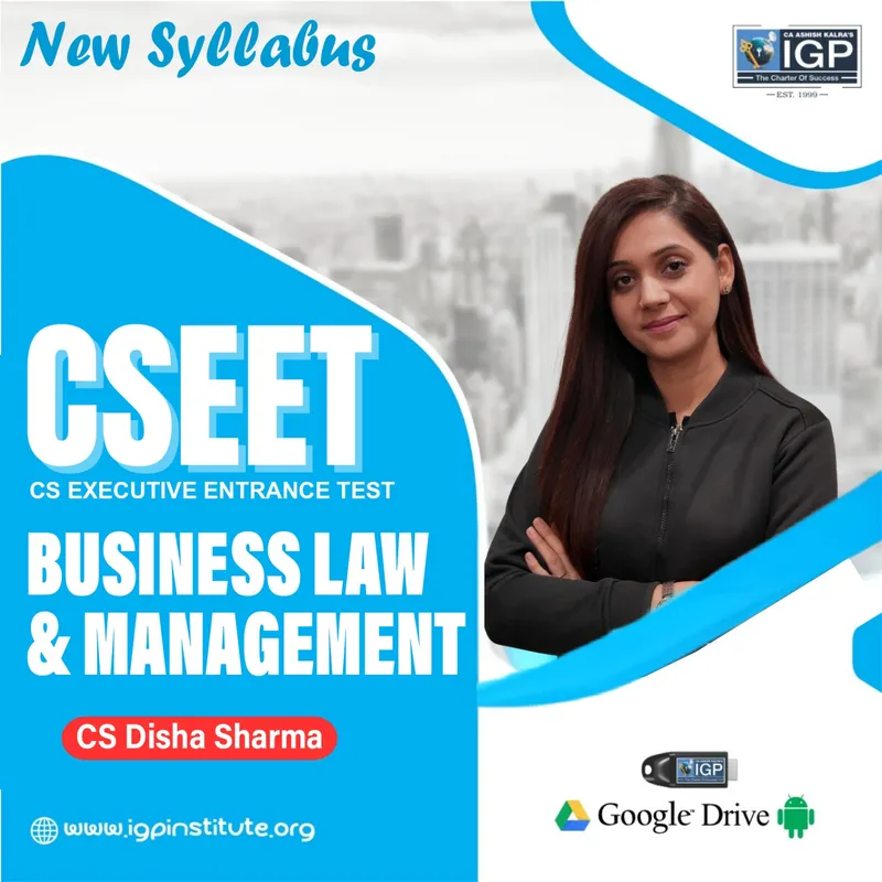 CSEET Business Law & Management