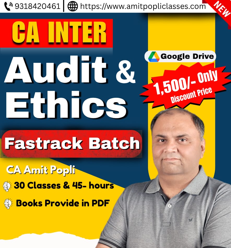 CA Inter G2-Audit & Ethics [FASTRACK] Jan'27