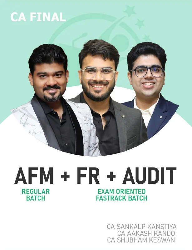 CA Shubham Keswani, CA Aakash Kandoi, CA Sankalp Kanstiya