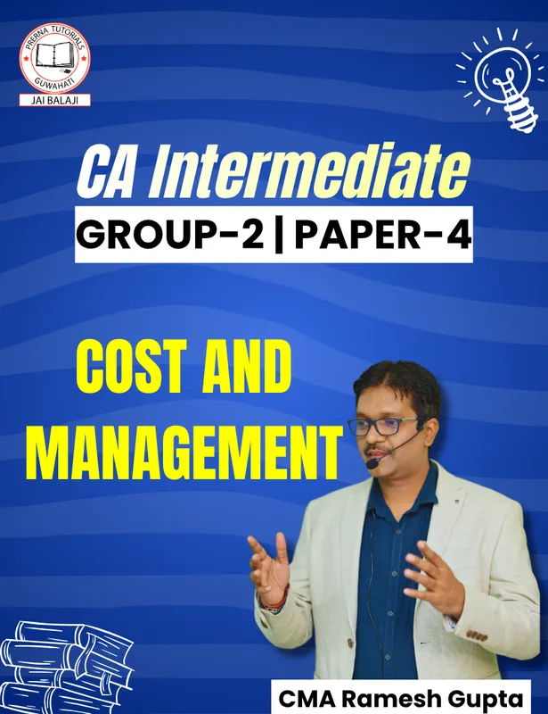 CA Inter Cost and Management Accounting by CMA Ramesh Gupta
