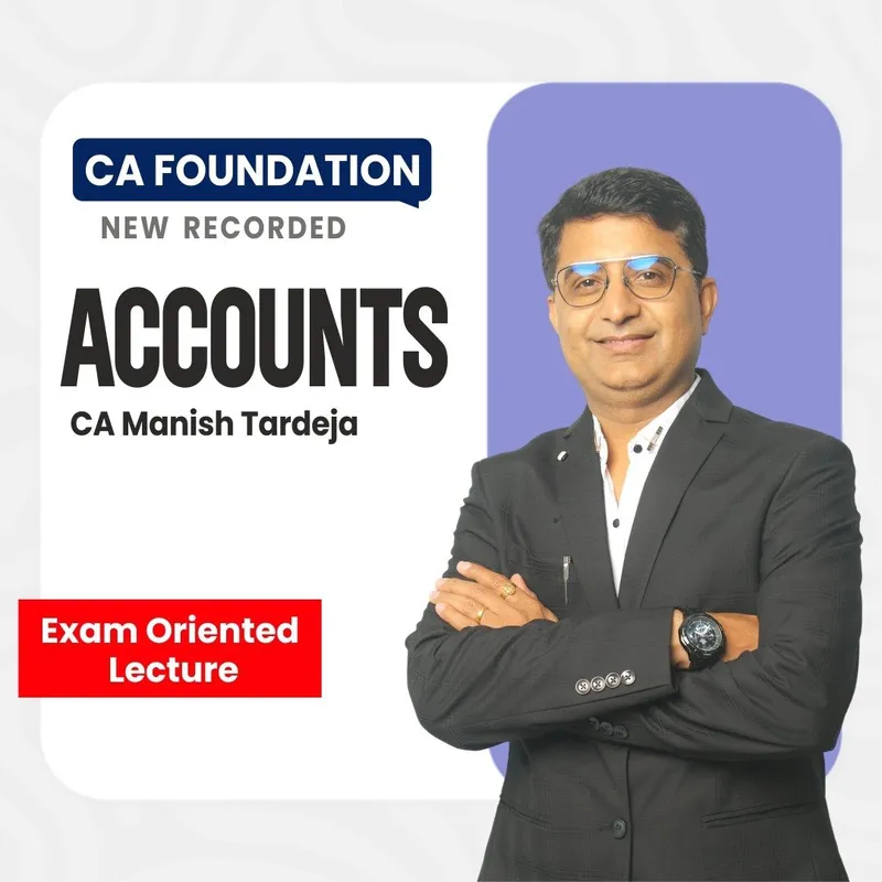 CA Foundation Account EOB Batch By CA Manish Tardeja