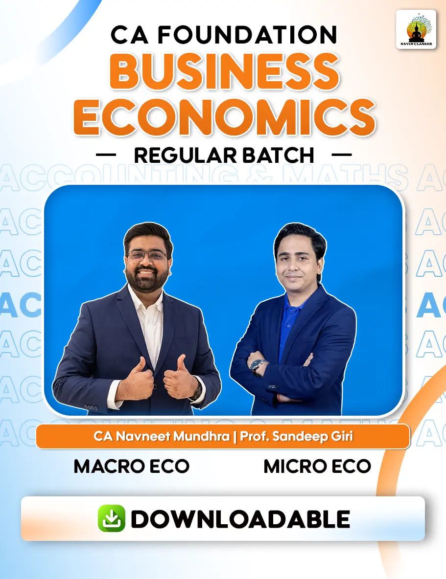 CA Foundation Business Economics - Regular Course