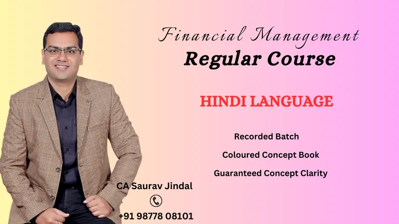 Financial Management Regular Batch (Hindi)