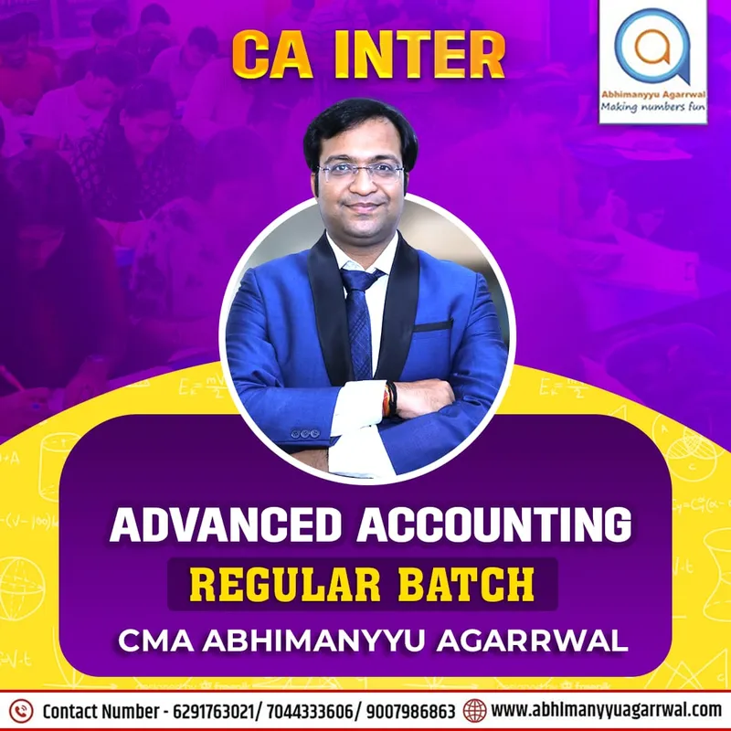 CA Inter Advanced Accounting by CMA Abhimanyu Agarrwal