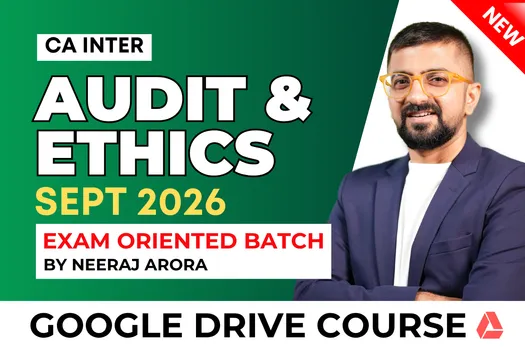 CA Inter Audit Exam Oriented Fast Track for September 2026 - Google Drive Course