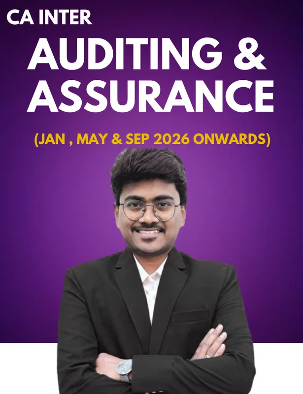 CA Inter Auditing & Assurance by CA Balakrishna Kovvuru