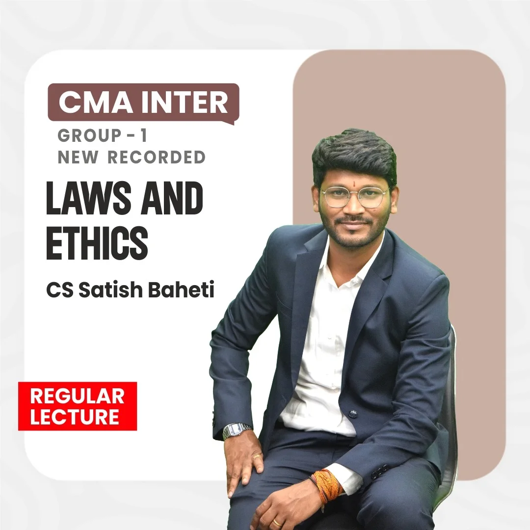 CMA Inter Law Live + Recorded Regular Lectures By CS Satish Baheti
