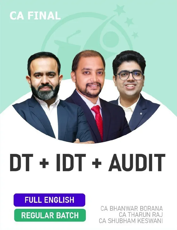 CA Bhanwar Borana, CA Shubham Keswani, CA Tharun Raj