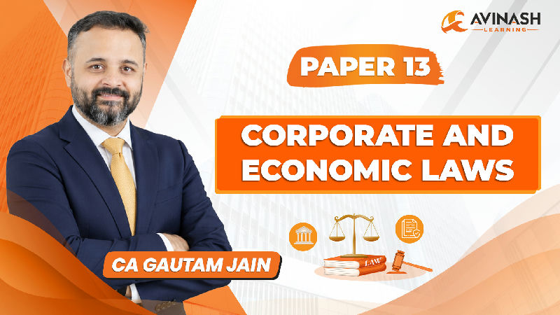 Paper 13: CMA Final - Corporate and Economic Laws