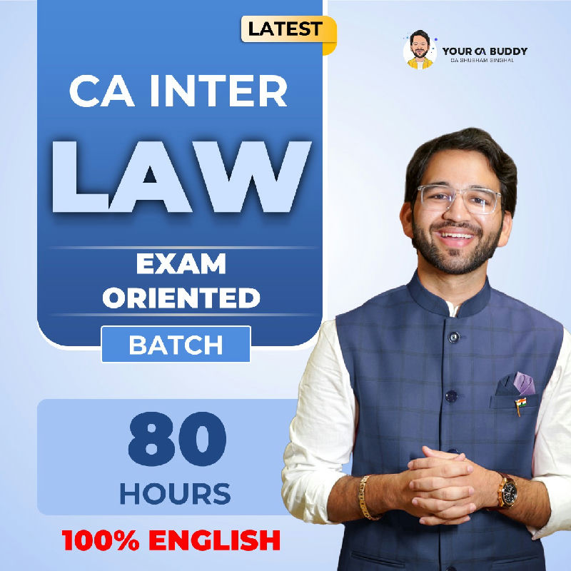 CA Inter Corporate and Other Laws by CA Shubham Singhal