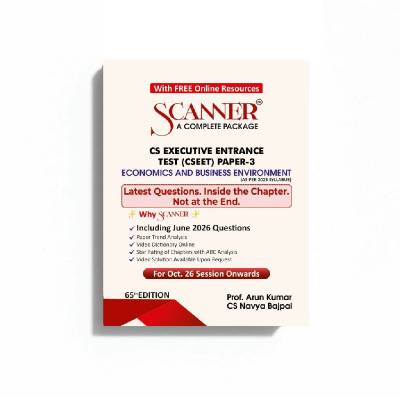 CSEET Paper - 3 Economic and Business Environment For Oct.26