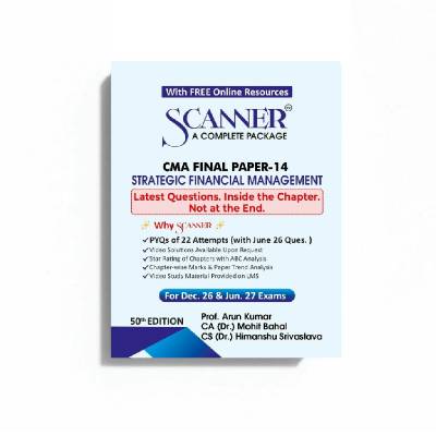 CMA Final Paper - 14 Strategic Financial Management for Dec.26, Jun.27