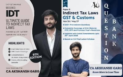 IDT Summary Book & Question Bank Combo – CA Final (9th Edition)