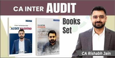 CA Inter Audit New Books Set By CA Rishabh Jain