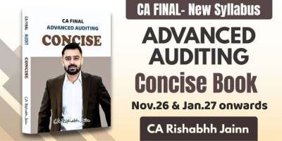 CA Final Audit Concise Book By CA Rishabh Jain
