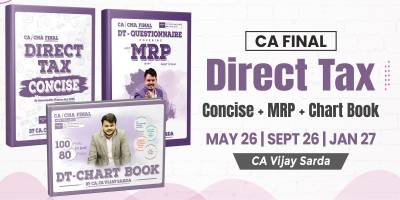 CA Final Direct Tax Books Set By CA Vijay Sarda_May26 Onwards