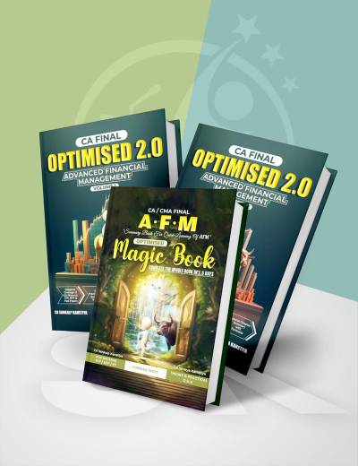 CA Final Advanced Financial Management (AFM) Optimised 2.0 & Magic Book By CA Sankalp Kanstiya Applicable For Nov 26 Exams