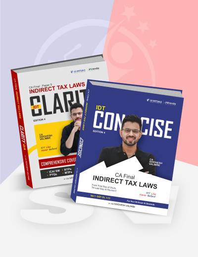 CA Final IDT Books for Nov 26 by CA Siddhesh Valimbe