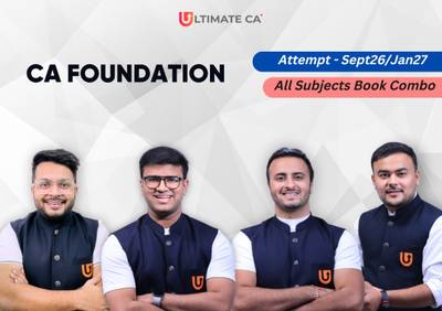 CA FOUNDATION NEW SYLLABUS All Subjects Book Combo (Law IG Sir)