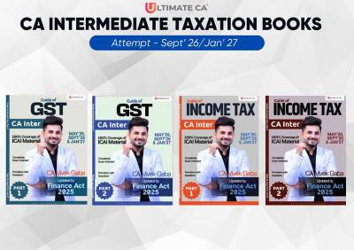 CA Intermediate New Syllabus Taxation (DT & GST) Books by CA Vivek Gaba