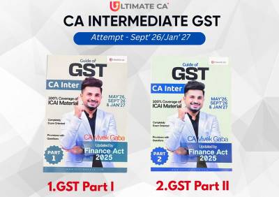 CA INTER NEW SYLLABUS GST Books by CA Vivek Gaba