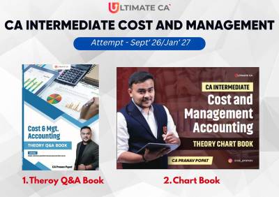 Theory Chart Book & Theory Q & A Book of Costing & Management by Pranav Popat Sir