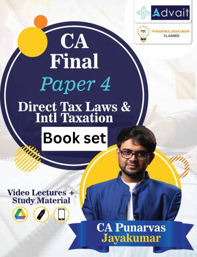 CA Final Direct Tax Book Set by CA Punarvas Jayakumar