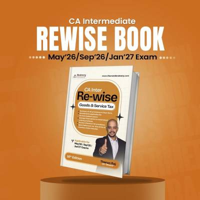 Re-Wise on GST - CA Inter