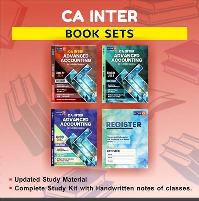 CA Inter - Advanced Accounting books set by CA Parveen sharma
