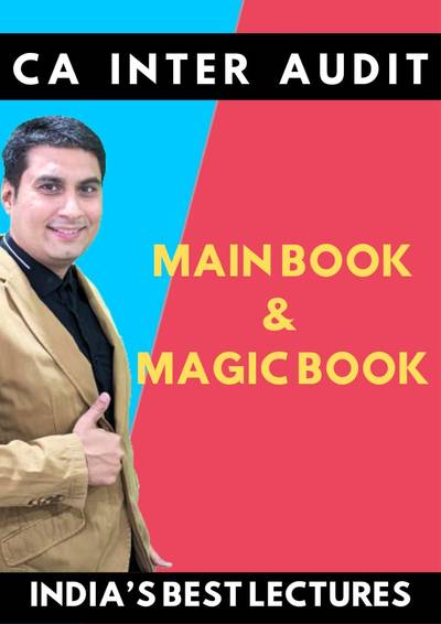 CA Inter Audit Books along with Magic Book